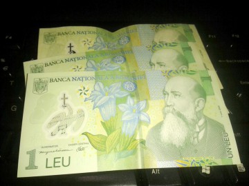 Leul s-a depreciat uşor faţă de euro